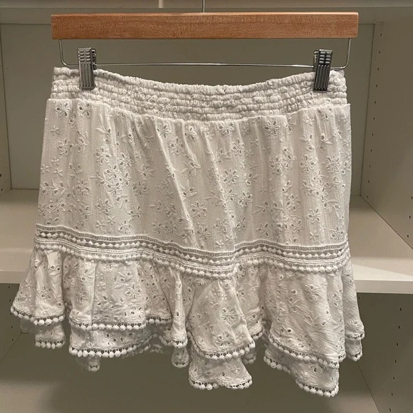 Lulus White Floral Skirt - Picture 2 of 5